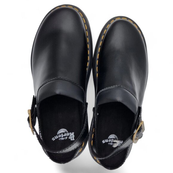 Dr. Martens Laketen Mens Leather Slingback Buckle Platform Mules Size 12  Black - Picture 5 of 10